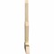 Ekena Millwork Saratoga Rough Sawn Timber Gable Bracket, Douglas Fir, 60"W x 32"H x 2"D x 4"F, 13/12 Pitch GBW060X32X0204SAR00RDF - alternate 5